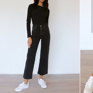 Denim Forum Farrah High Rise Wide Leg